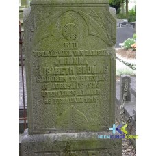Grafstenen kerkhof Herwen Coll. HKR (52) J.E. Bruning